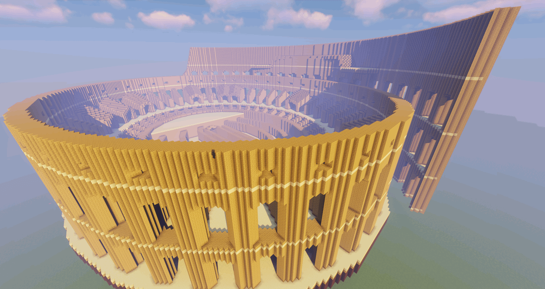Collosseum Rome Minecraft Build